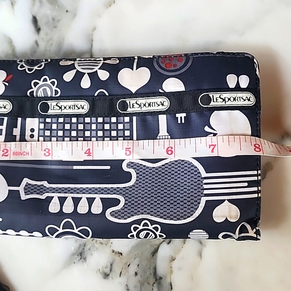 Lesportsac Musical Black and White Clutch - Picture 9 of 12